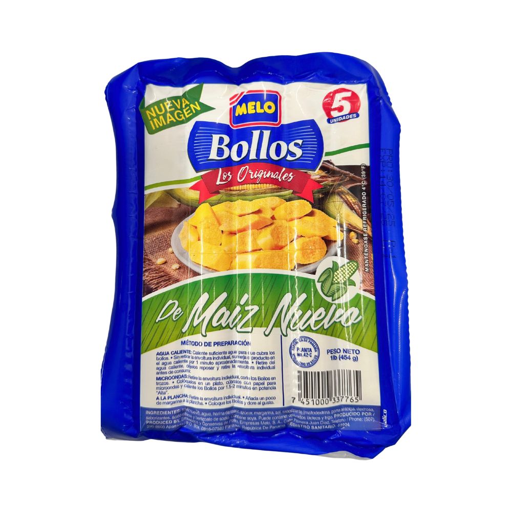 BOLLOS LOS ORIGINALES DE MAIZ NUEVO 454 GR MELO