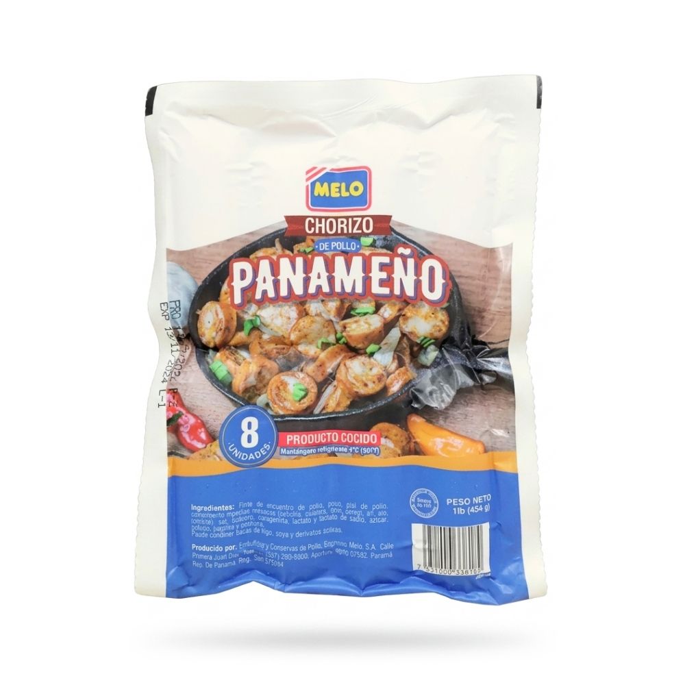 CHORIZO PANAMENO DE POLLO 454 GR MELO