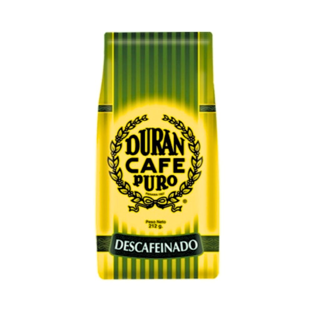 CAFÉ DESCAFEINADO 212 GR DURAN