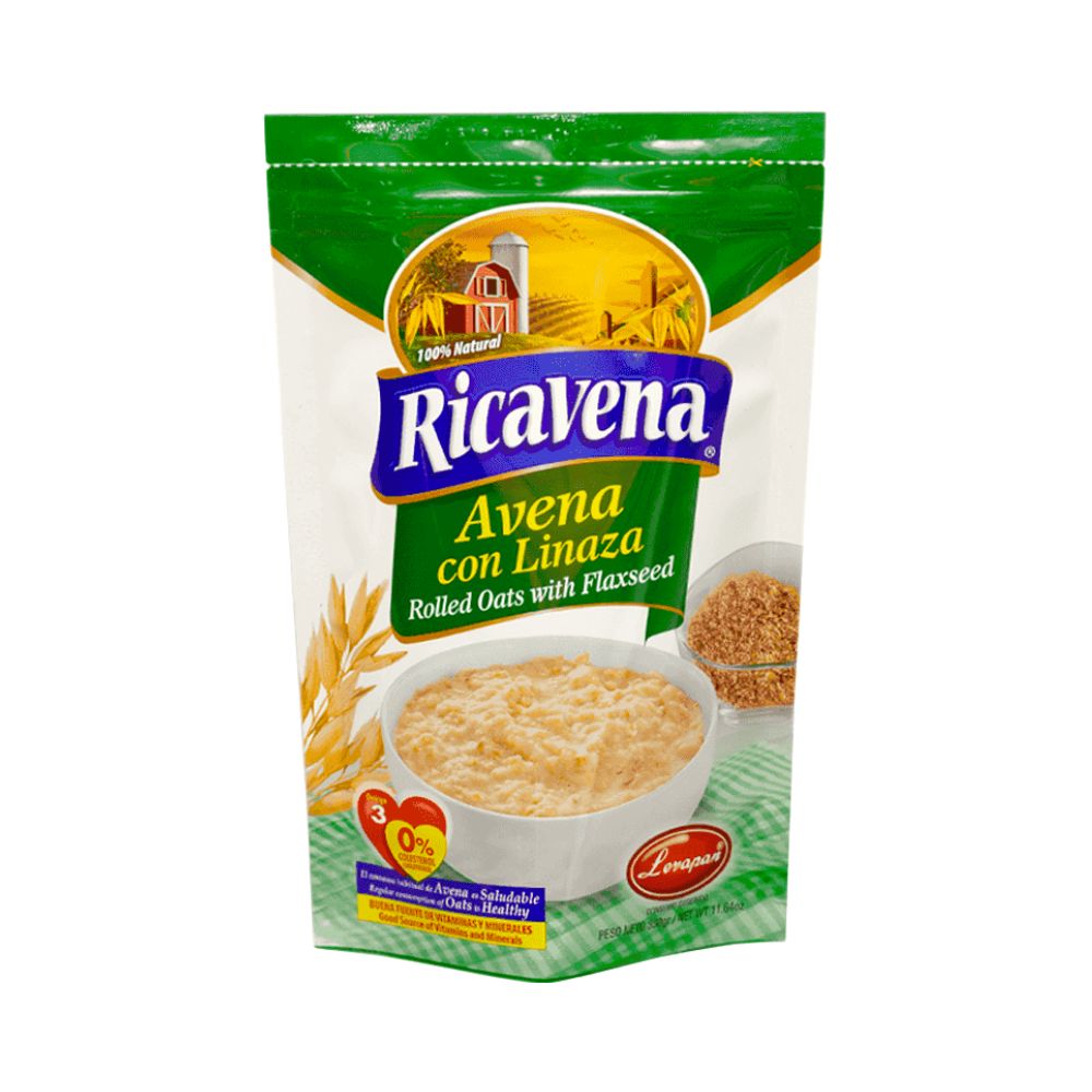 AVENA HOJUELA CON LINAZA 330GR RICAVENA