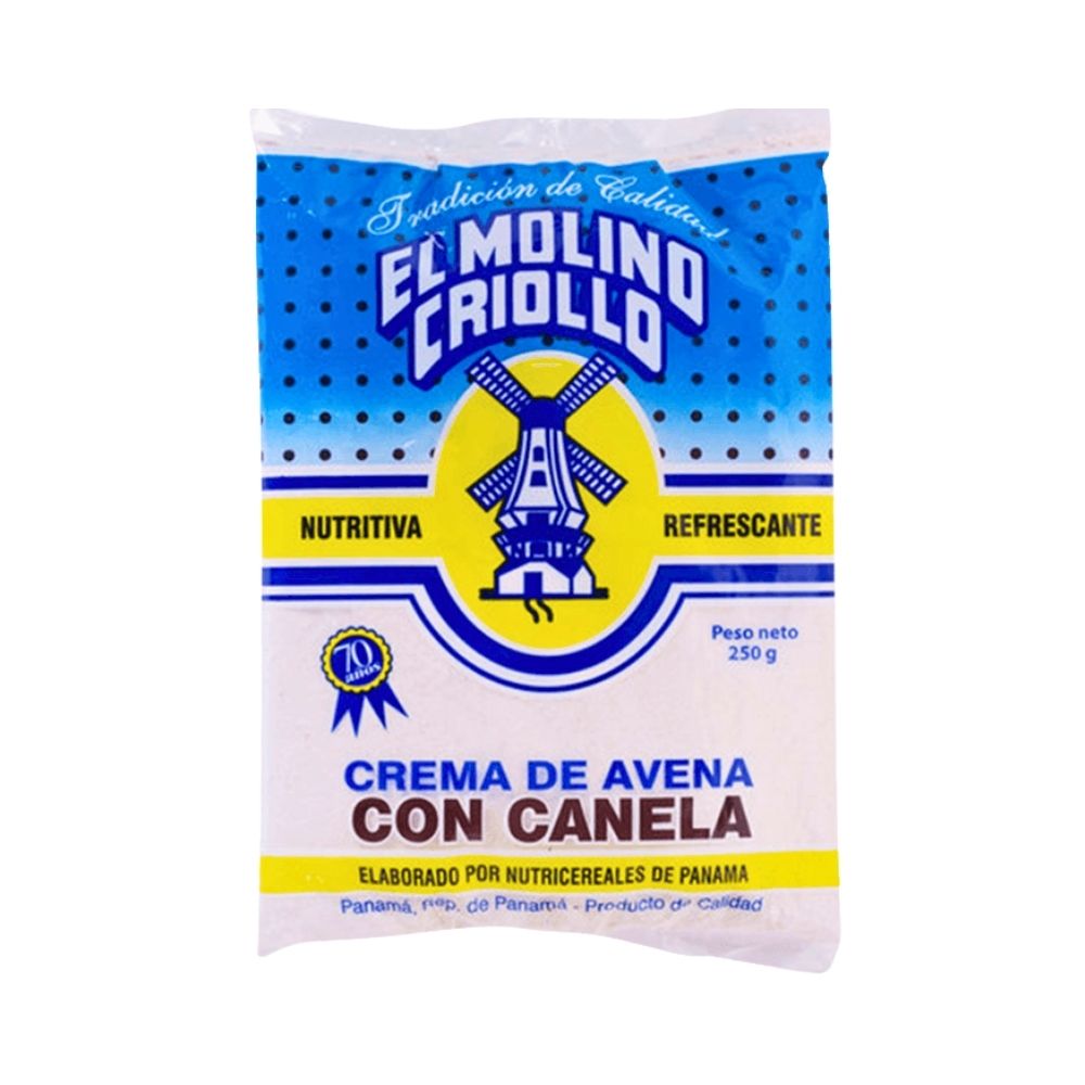 CREMA DE AVENA CANELA 250 GR MOLINO CRIOLLO