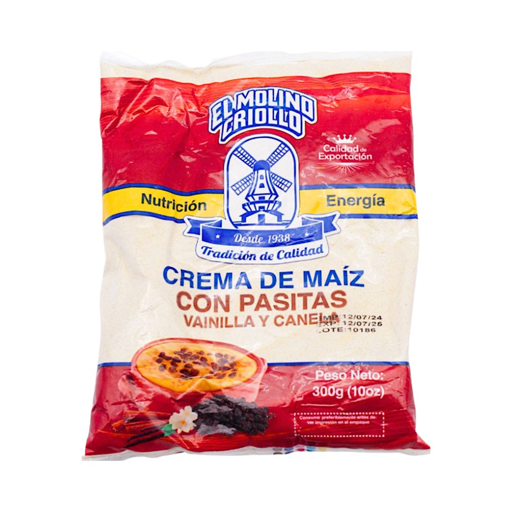 CREMA DE MAIZ CON PASAS 300GR EL MOLINO CRIOLLO