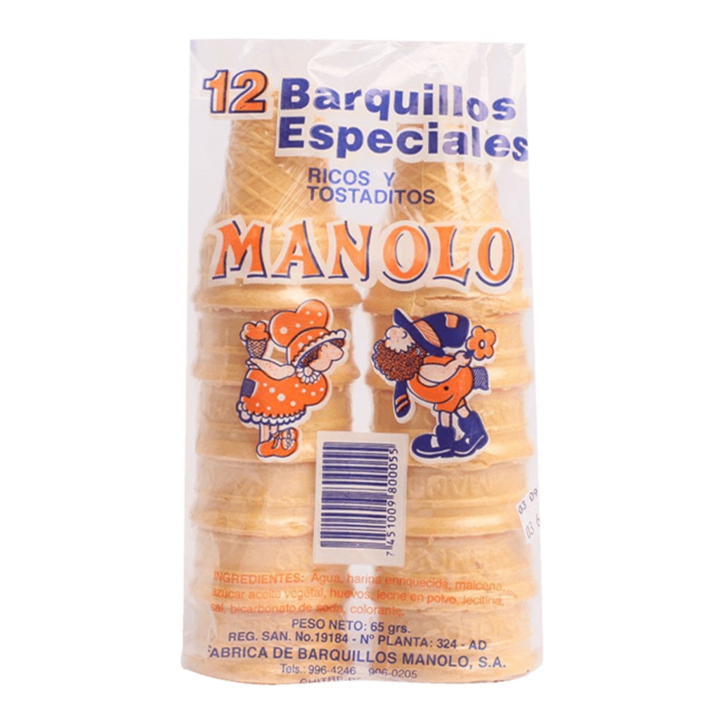 CONOS BARQUILLOS ESP 12 CONOS MANOLO