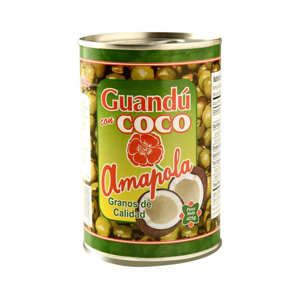 GUANDU CON COCO 425 GR AMAPOLA