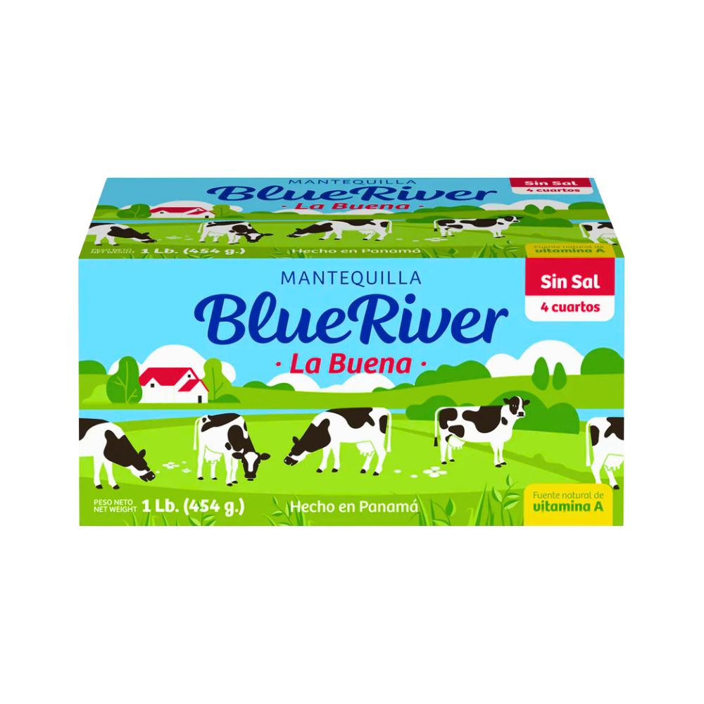 MANTEQUILLA SIN SAL BLUE RIVER 1 L BLUE RIVER