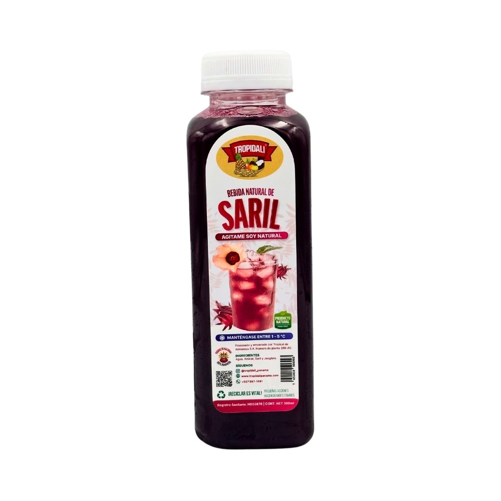 BEBIDA NATURAL DE SARIL 390ML TROPIDALI