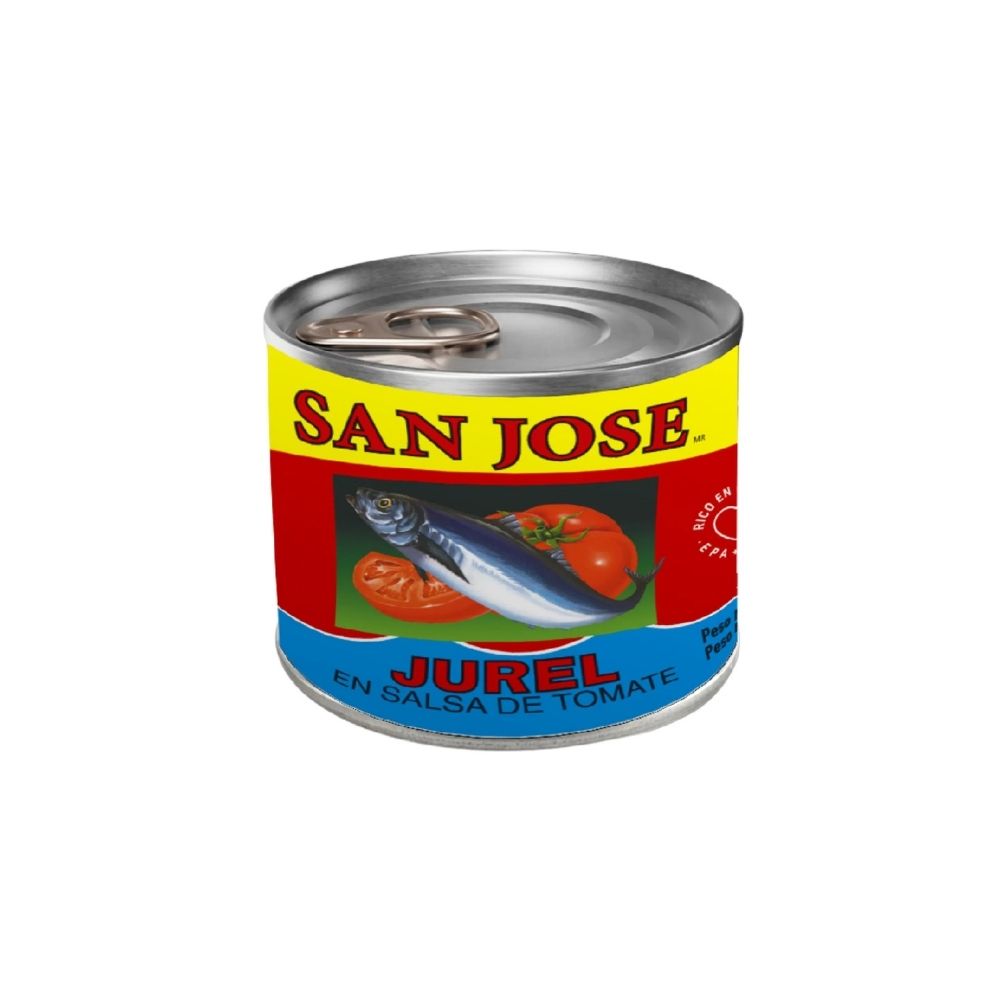 JUREL EN SALSA DE TOMATE 200 GR SAN JOSE
