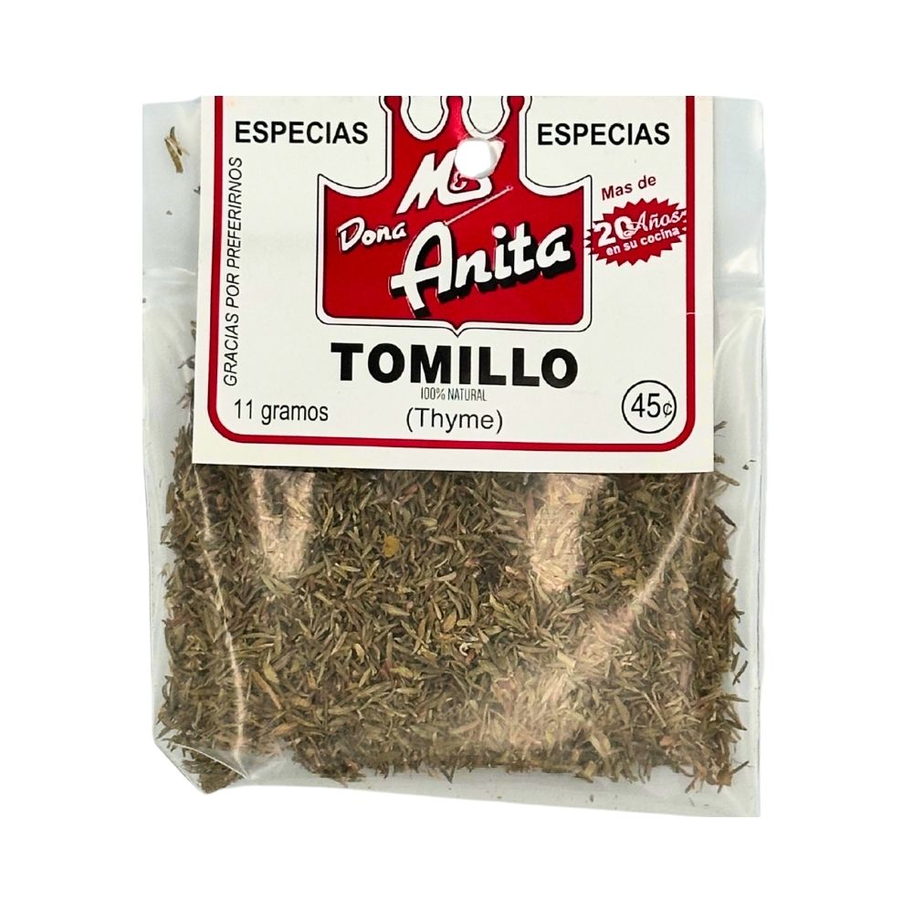 TOMILLO EMPACADO 13 GR DOÑA ANITA