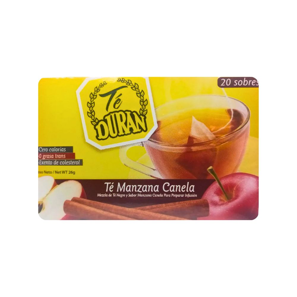 TE MANZANA CANELA DURAN 20 SOBRES DURAN