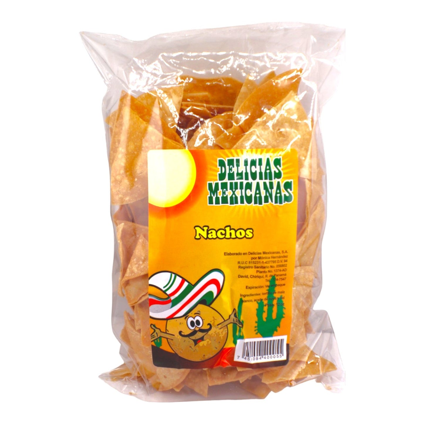 NACHOS TORTILLAS DE MAIZ 12 OZ DELICIAS MEXICANAS