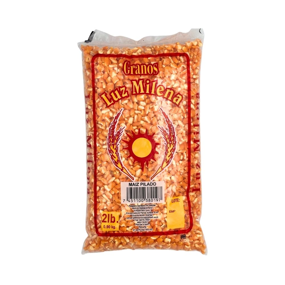 MAIZ PILADO LUZ MILENA 0.91 KG GRANOS LUZ MILENA