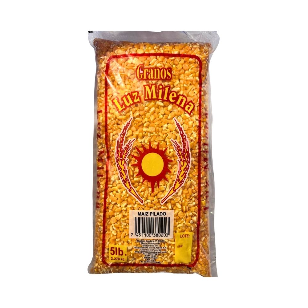 MAIZ PILADO 2.27KG GRANOS LUZ MILENA
