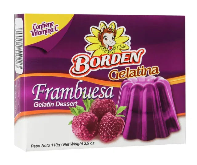 GELATINA FRAMBUESA 55 GR - BORDEN