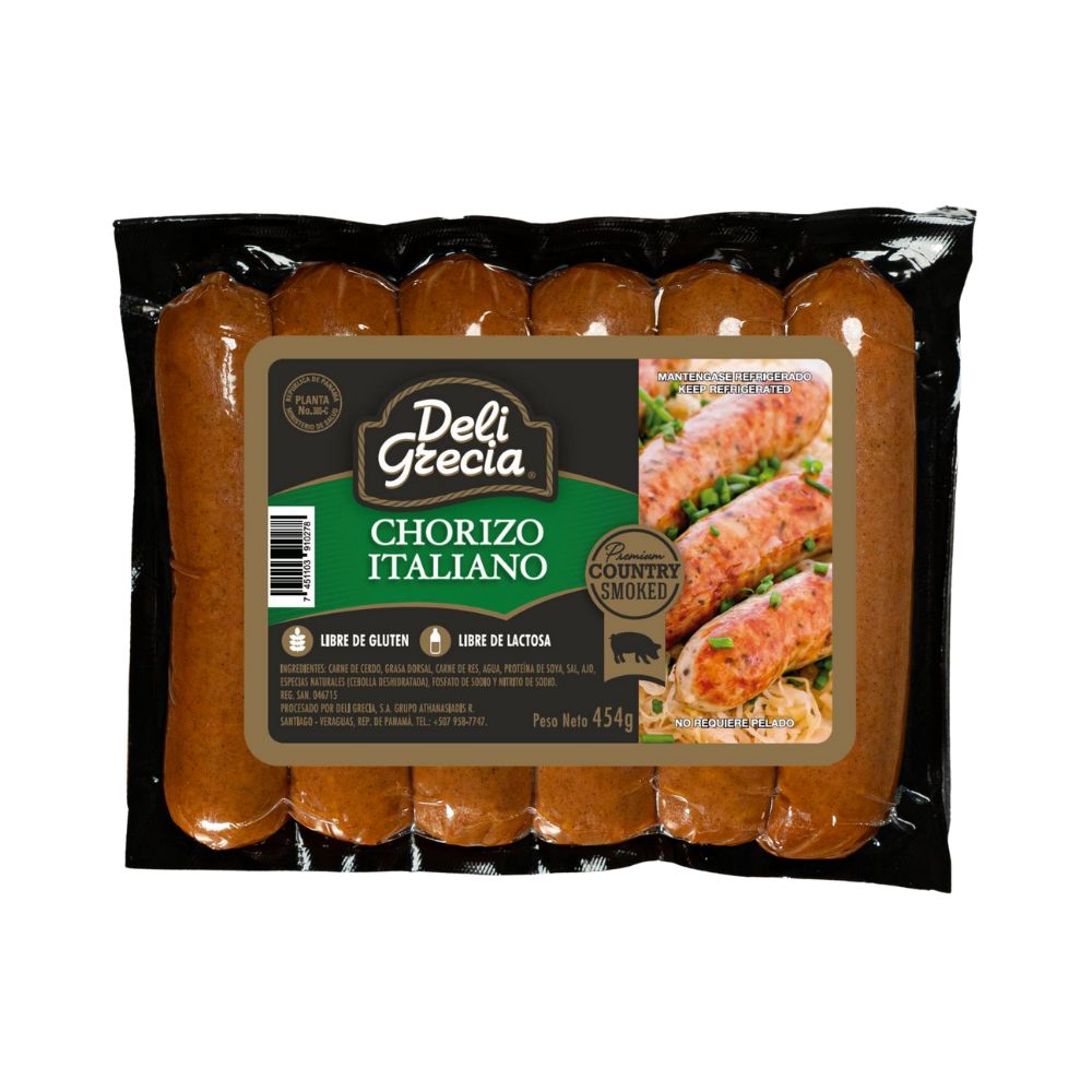CHORIZO ITALIANO 454 GR DELI GRECIA