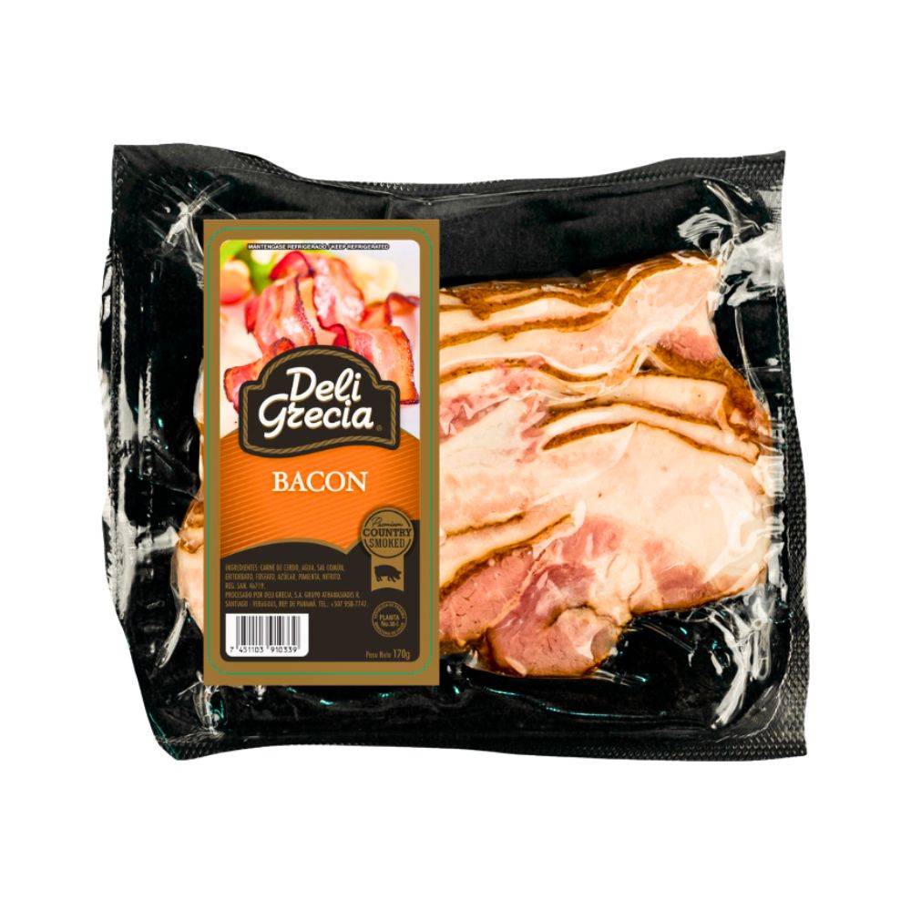 BACON 170 GR DELI GRECIA