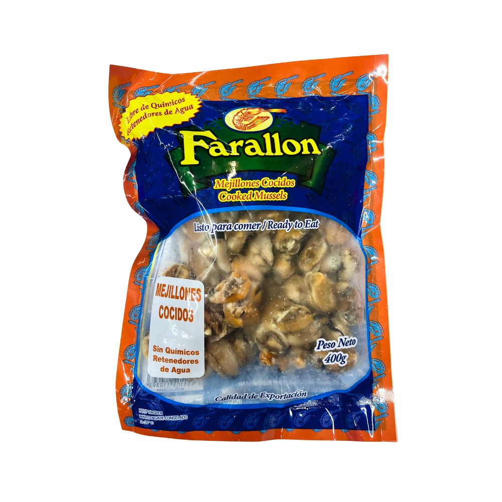 MEJILLONES COCIDOS 400 GR FARALLON