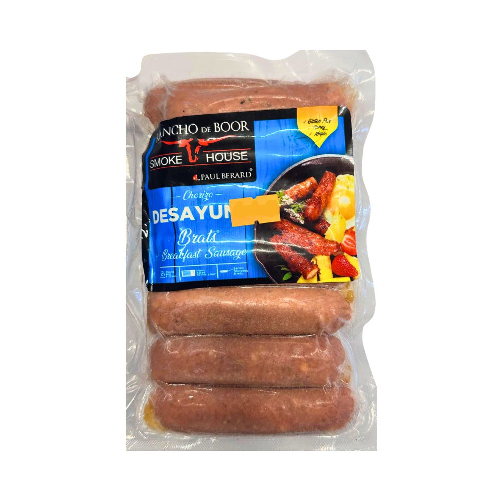 CHORIZO DESAYUNO BRATS 400 GR PAUL BERARD