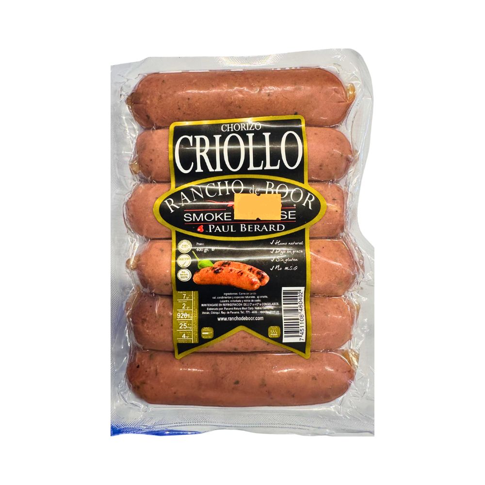 CHORIZO TIPO CRIOLLO 400 GR PAUL BERARD
