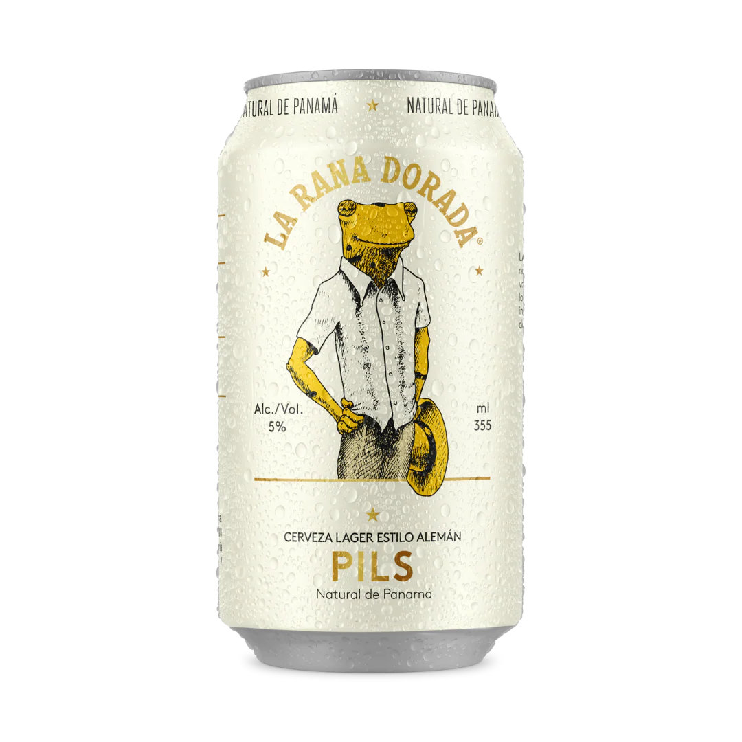 CERVEZA LAGER ESTILO ALEMAN PILS 355 ML LA RANA DORADA