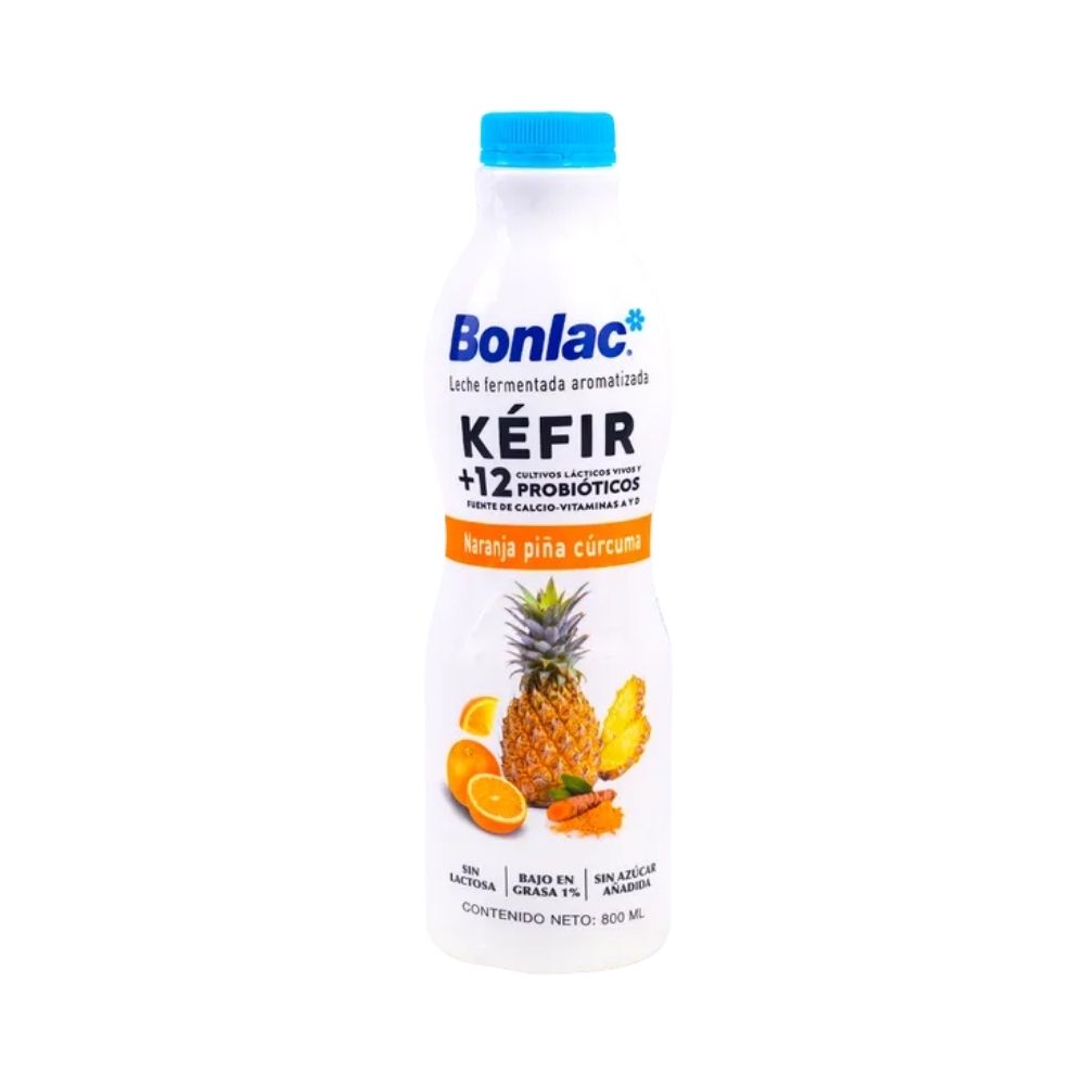 KÉFIR NARANJA PINA CURCUMA 800 ML BONLAC