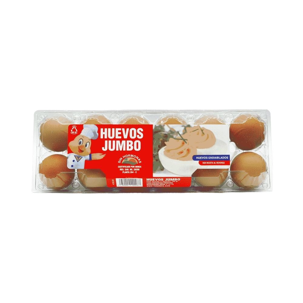 HUEVOS JUMBO 12 UN TOLEDANO