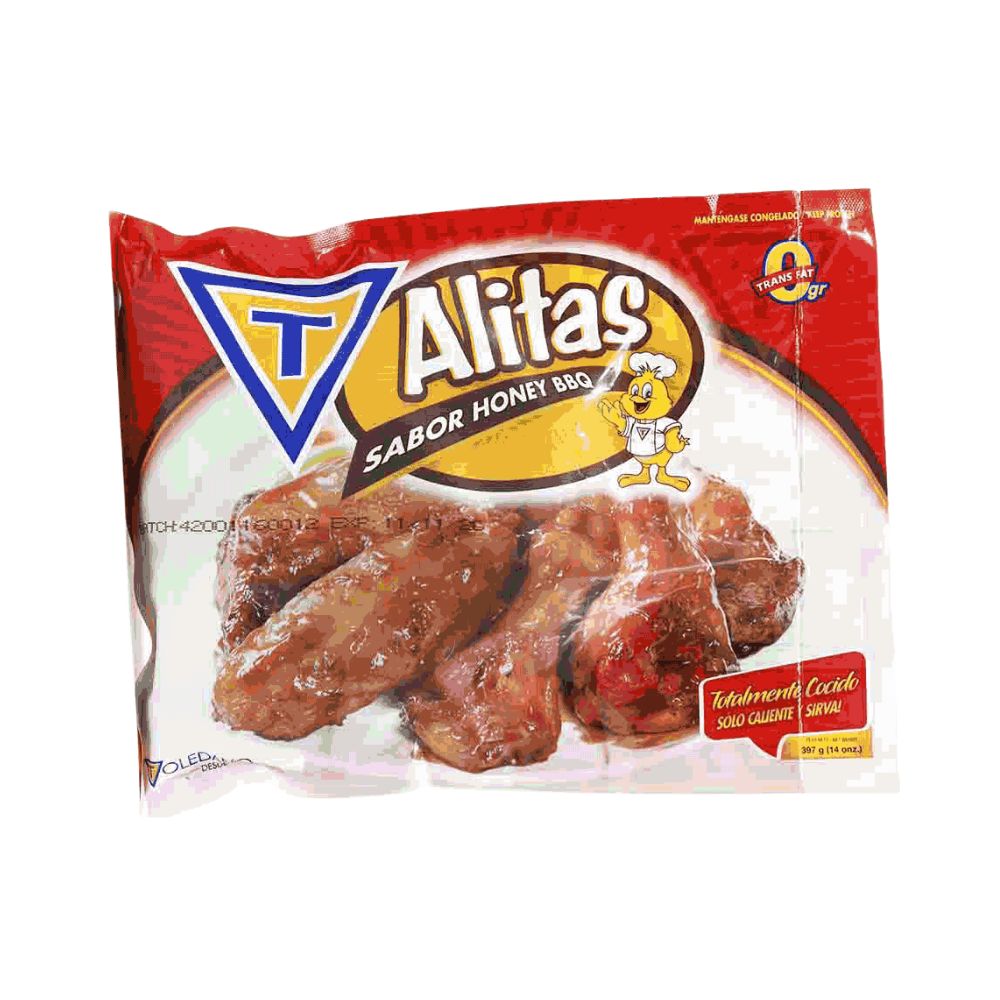 ALITAS SABOR PARRILLA 14 OZ TOLEDANO