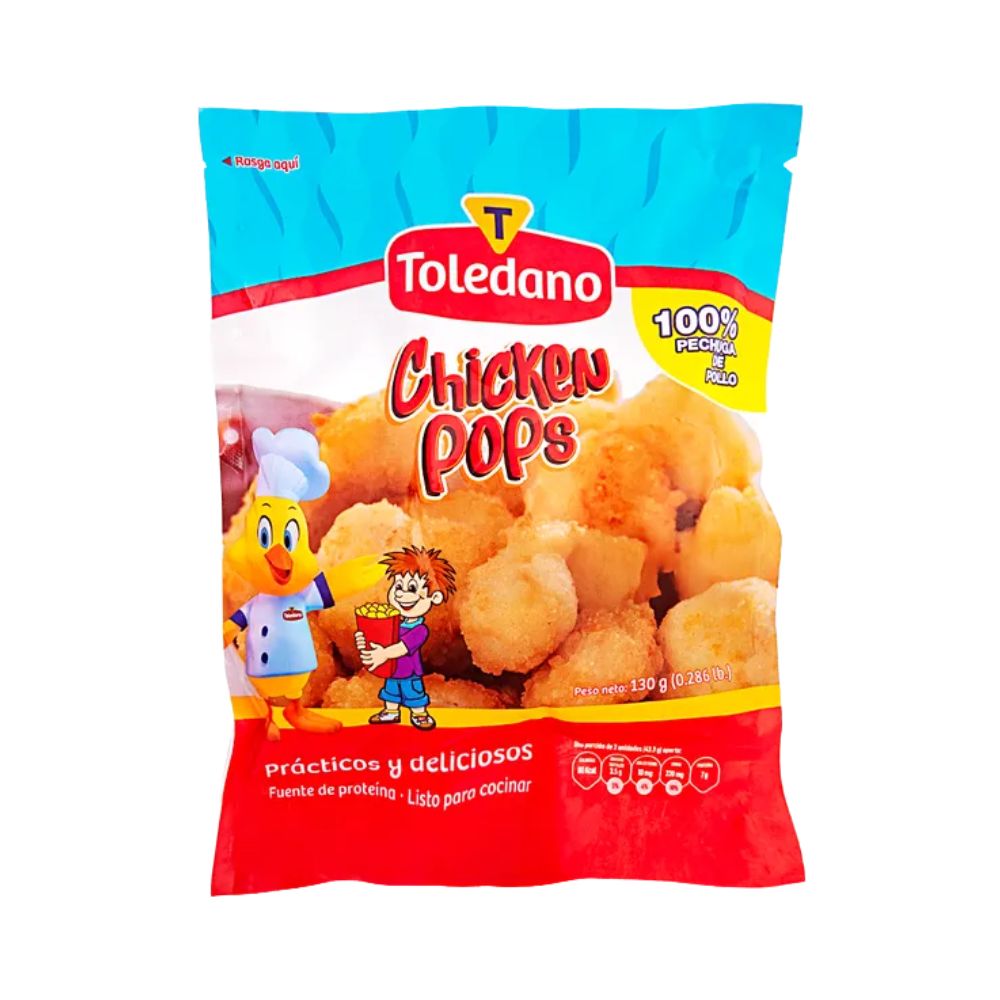CHICKEN POPS 130 GR TOLEDANO