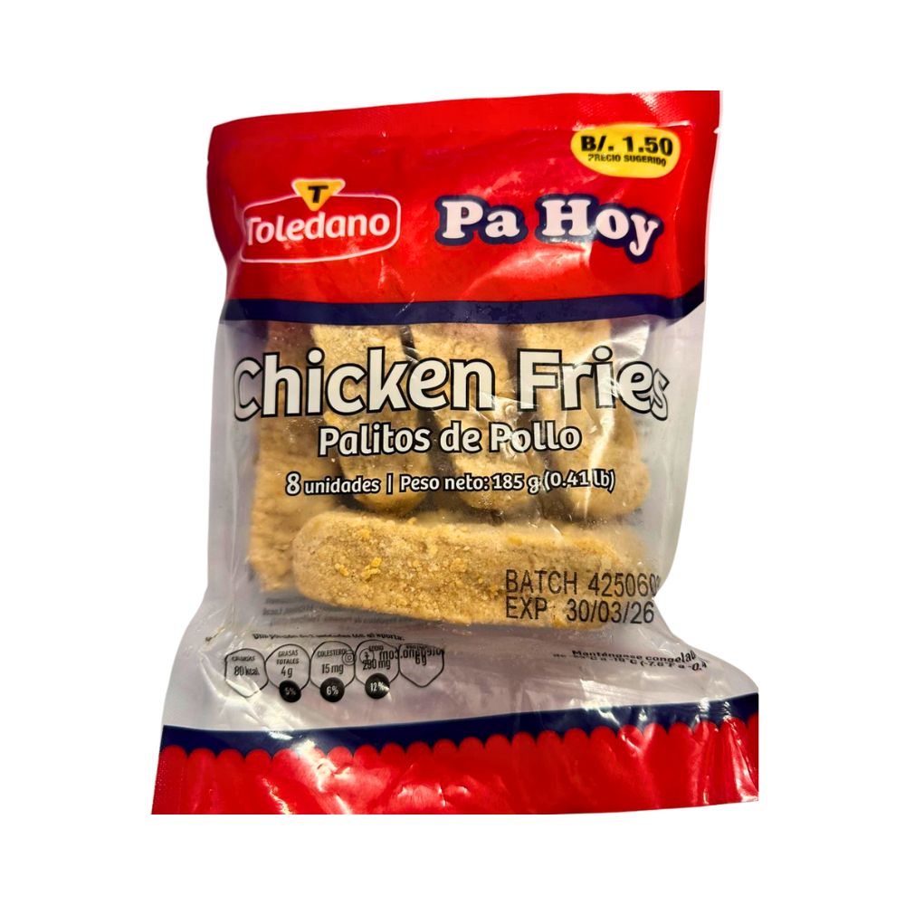 CHICKEN FRIES PA HOY 185 GR 8 UN TOLEDANO