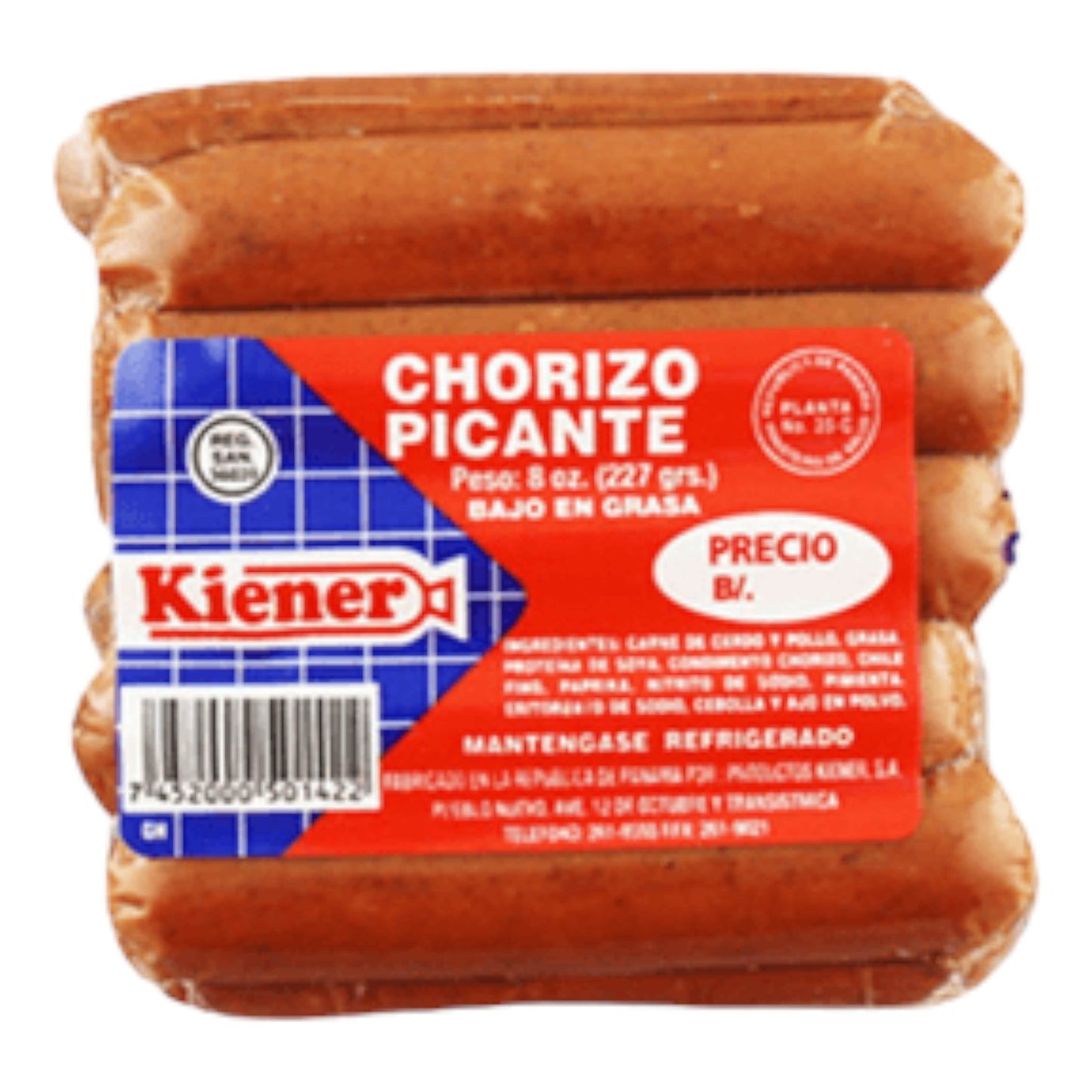 CHORIZO PICANTE 227 GR KIENER