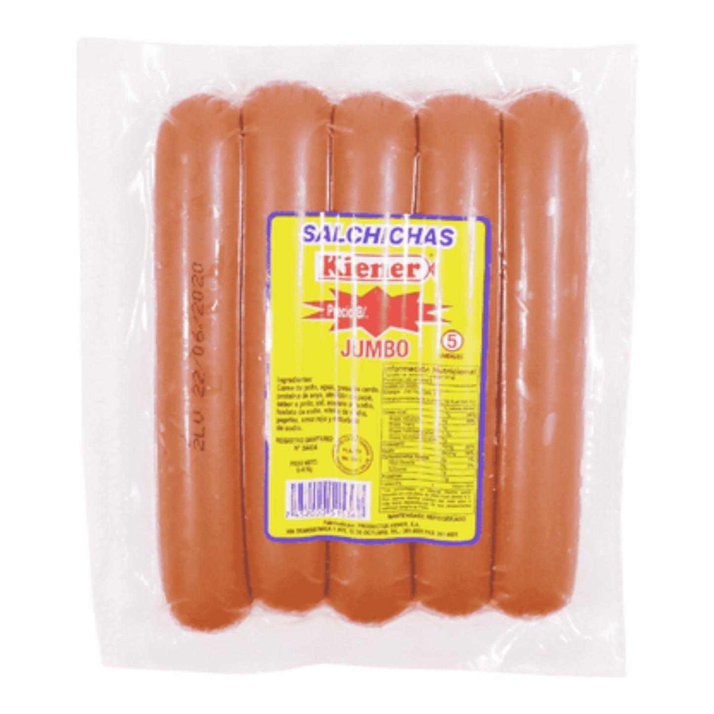 SALCHICHA JUMBO 454 GR KIENER
