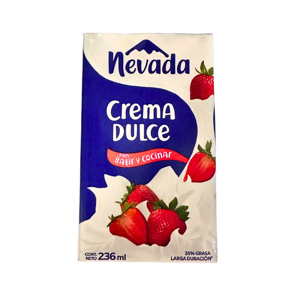 CREMA DULCE 236 ML NEVADA