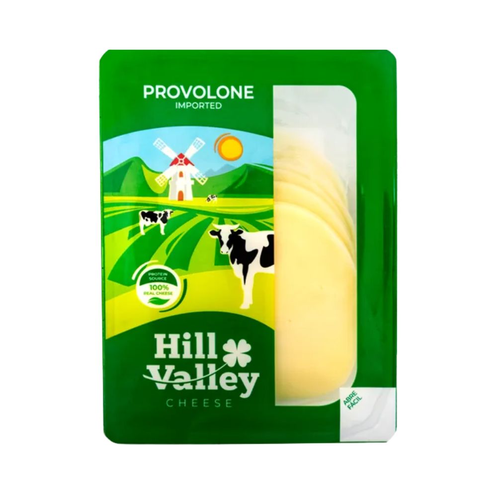 QUESO PROVOLONE REBANADO 170 GR HILL VALLEY
