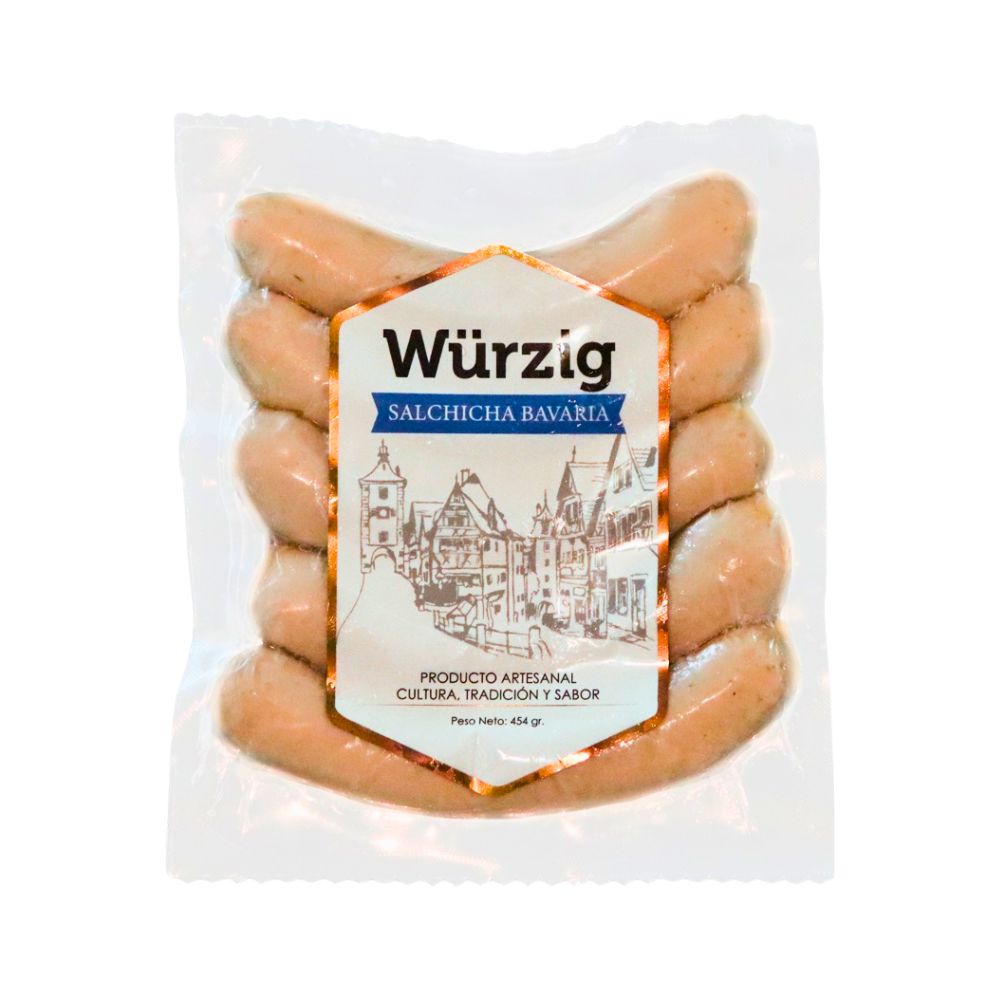 SALCHICHA BAVARIA 454 GR WURZIG