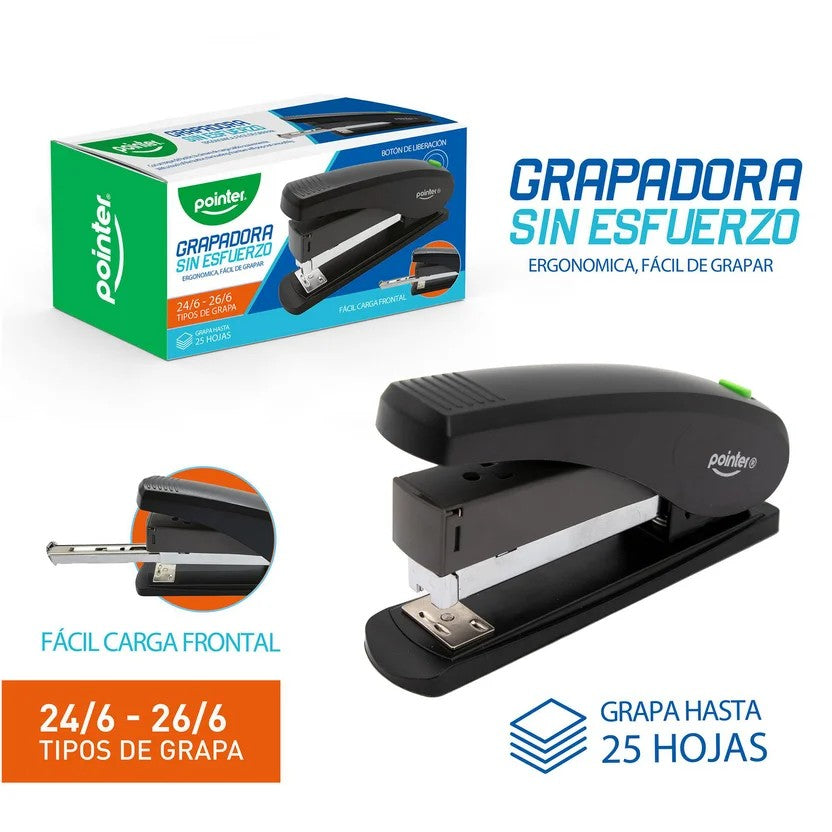 GRAPADORA SIN ESFUERZO 25 HOJAS POINTER