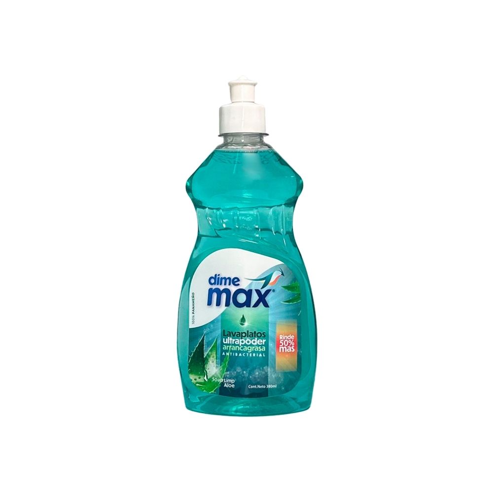 LAVAPLATOS LIQUIDO ALOE VERA 380 ML DIMEMAX