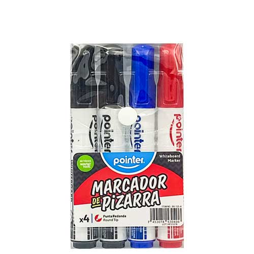 MARCADOR DE PIZARRA 4 UND POINTER