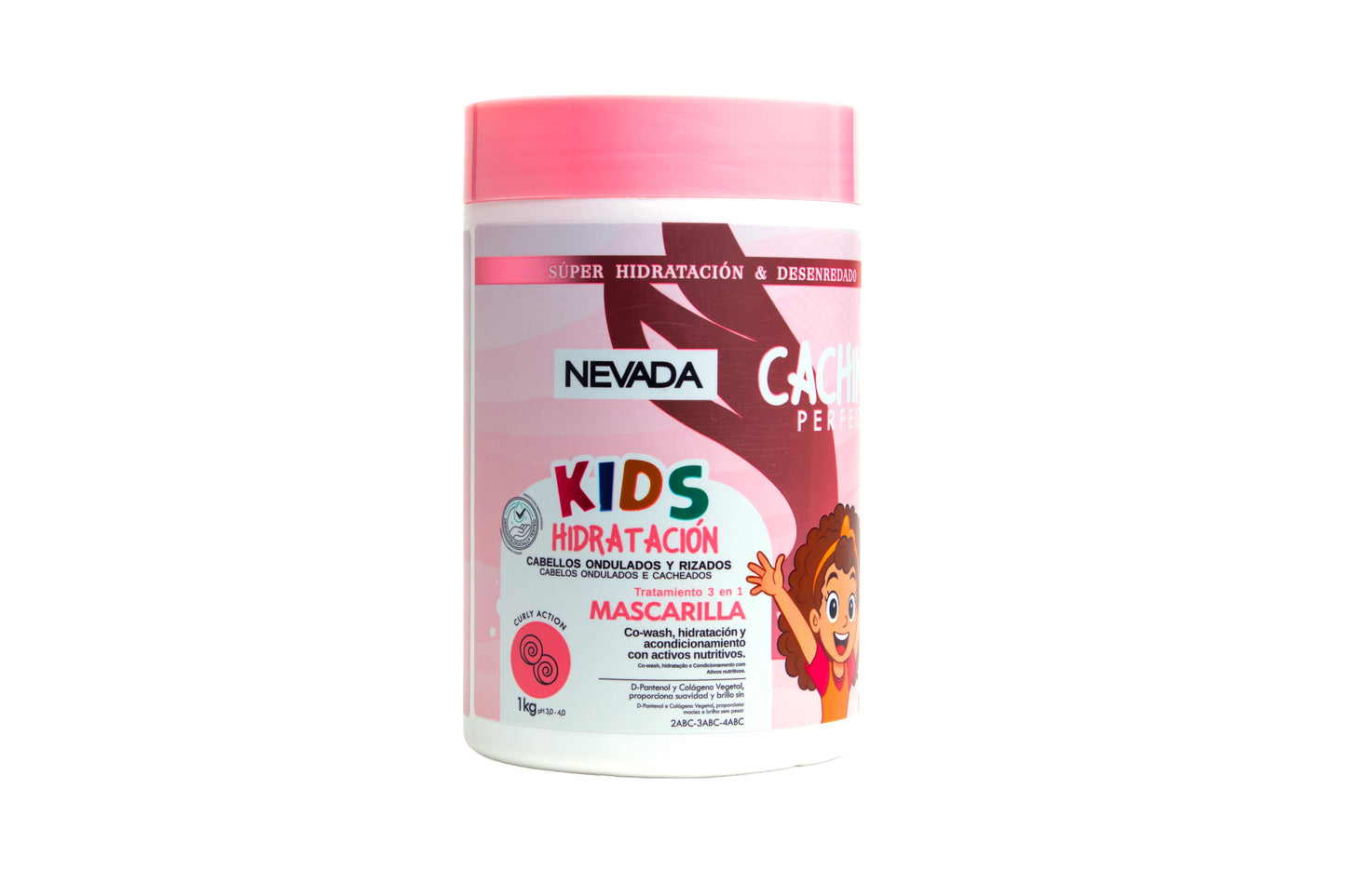 GEL CAPILAR KIDS CACHINHOS 1 KG NEVADA