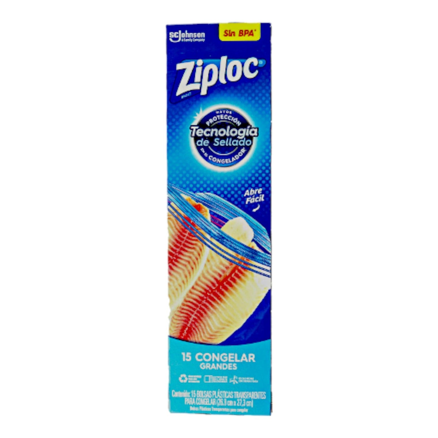 BOLSA GRANDE PARA CONGELAR 15 UN ZIPLOC