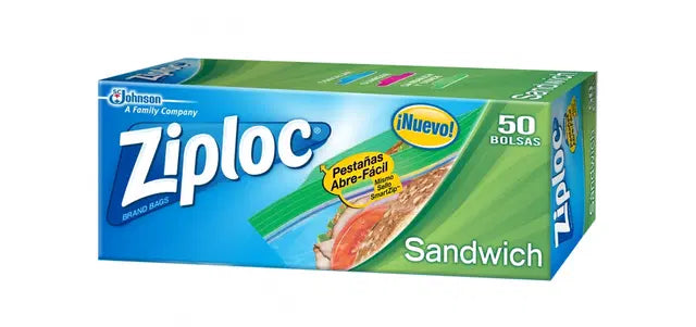BOLSA PARA SANDWICH 50gr - ZIPLOC