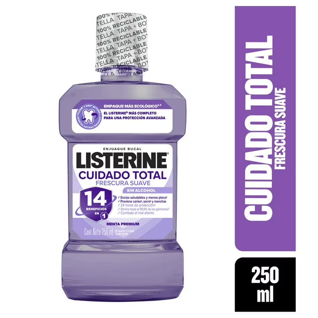 ENJUAGUE BUCAL CUIDADO TOTAL 250 ML - LISTERINE