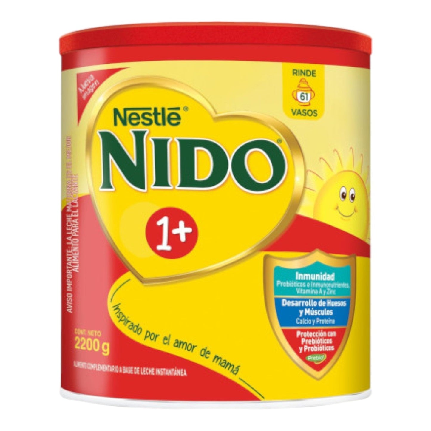 LECHE EN POLVO 1+ 2.2 KG NIDO