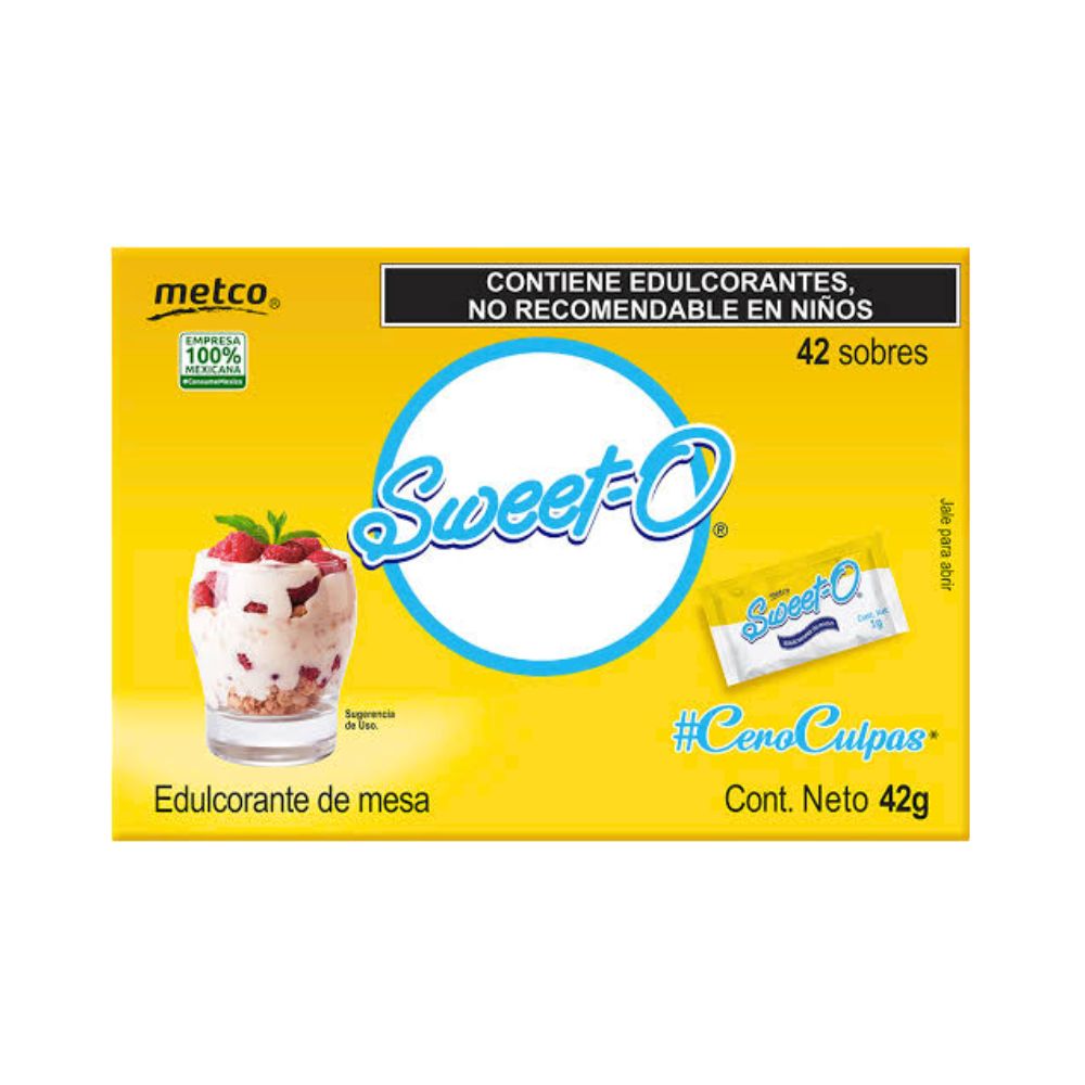 ENDULZANTE CERO CULPA 42 SOBRES SWEET O