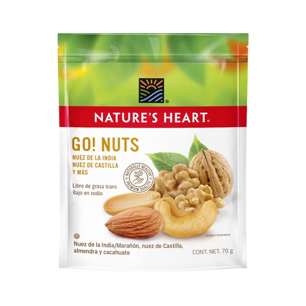 NUECES MIXTAS 70GR NATURE'S HEART