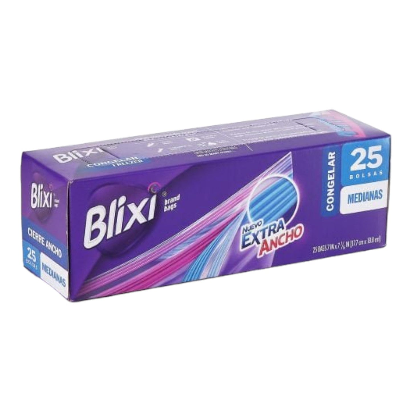 BOLSA MEDIANA CIERRE ANCHO 25 UN BLIXI