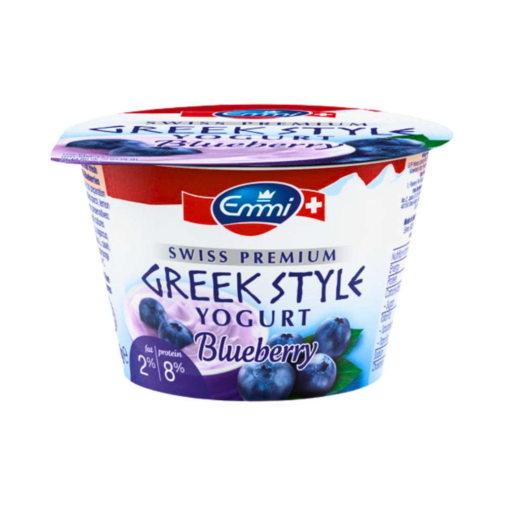 YOGURT GREEK STYLE 2% BLUEBERRY 150 GR EMMI