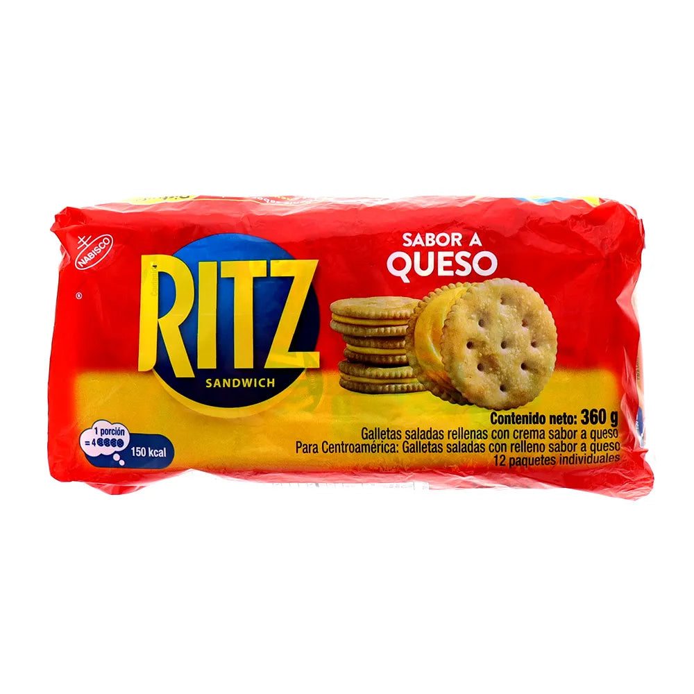 GALLETAS SANDWICH QUESO DOCENA RITZ