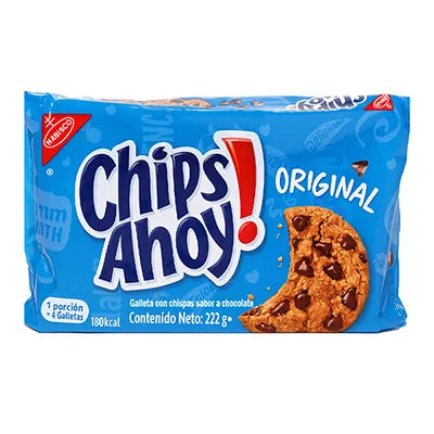 GALLETAS CHIPS AHOY REGULAR 222 GR NABISCO