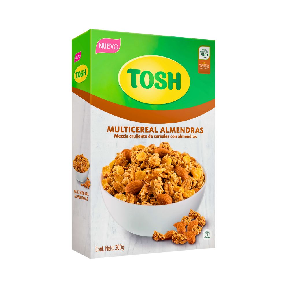 MULTICEREAL ALMENDRAS 300GR TOSH
