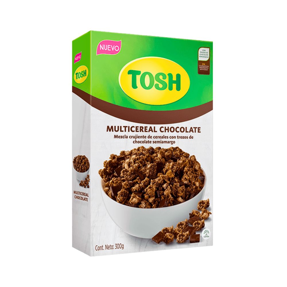 MULTICEREAL CHOCOLATE 300GR TOSH