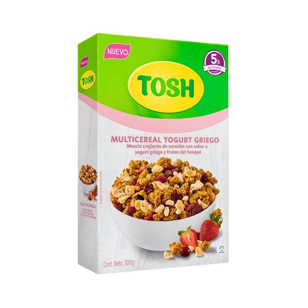 MULTICEREAL YOGURT GRIEGO 300GR TOSH